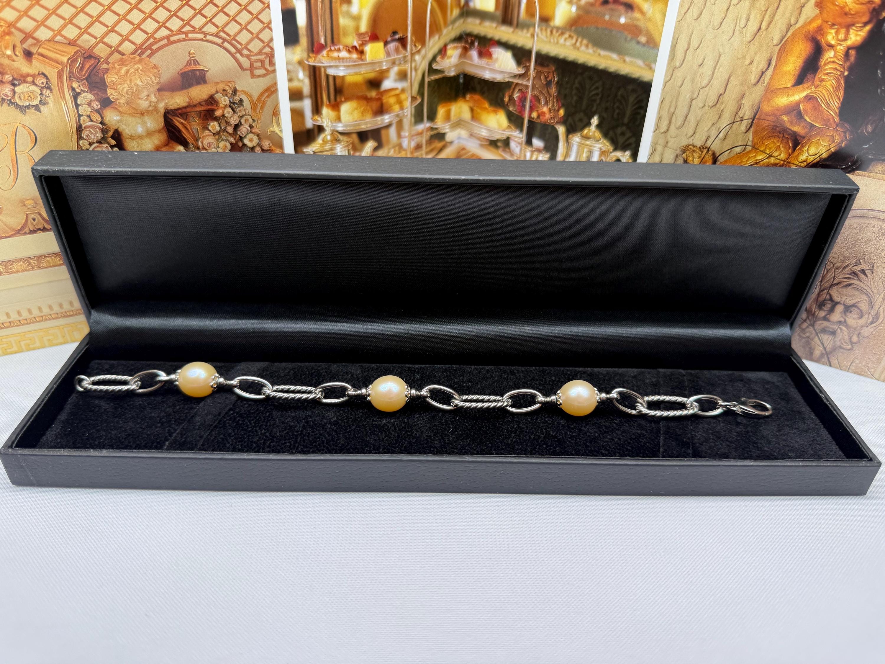 New 9ct Gold South Sea Pearl Bracelet - Unisex - B-065