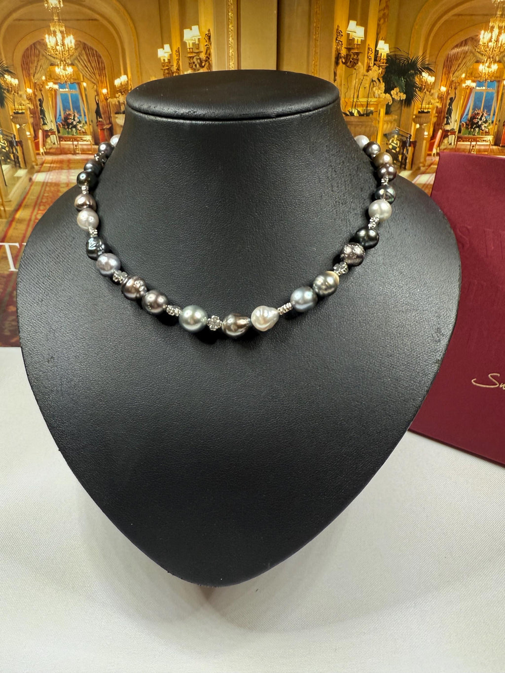 Tahitian Saltwater Pearl Necklace For Men or Women Unisex N094