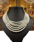 Graduated Six Strand Cultured Freshwater Pearl Necklace N-109