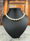 New Classic  17in 9mm Cultured Pearl Necklace Silver Push in Clasp Men & Ladies - N 180